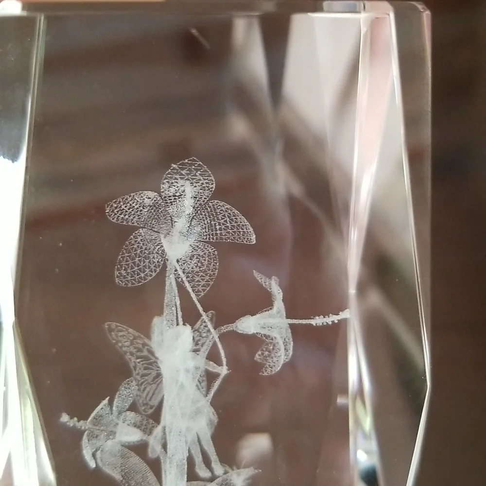 Crystal prism glass